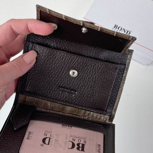 Гаманець чоловічий під крокодилову шкіру Bond Non 527-354