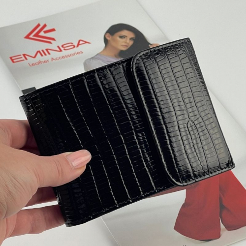 Кошелек женский кожаный Eminsa 1036 5-1 черный