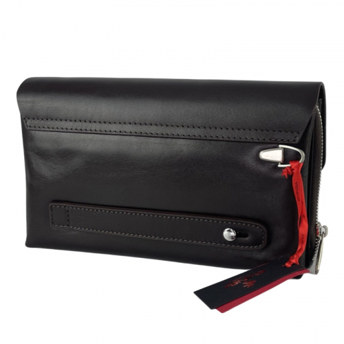 Клатч чоловічий шкіряний Eminsa 5099 19-3 темно-коричневий