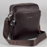 Сумка чоловіча шкіряна Eminsa 6147 37-3 темно-коричнева
