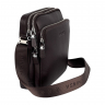 Сумка чоловіча шкіряна Eminsa 6147 37-3 темно-коричнева
