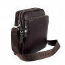 Сумка чоловіча шкіряна Eminsa 6147 37-3 темно-коричнева