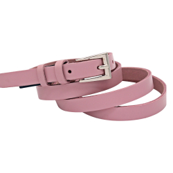 Ремінь жіночий шкіряний Кремінь 05.15.00.07 120 см пудровий