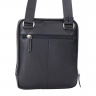 Сумка чоловіча через плече шкіряна Bond Non 1347-1 чорна