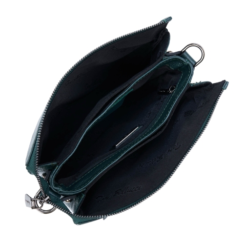 Сумка жіноча шкіряна Tony Bellucci 0077-1005 темно-зелена