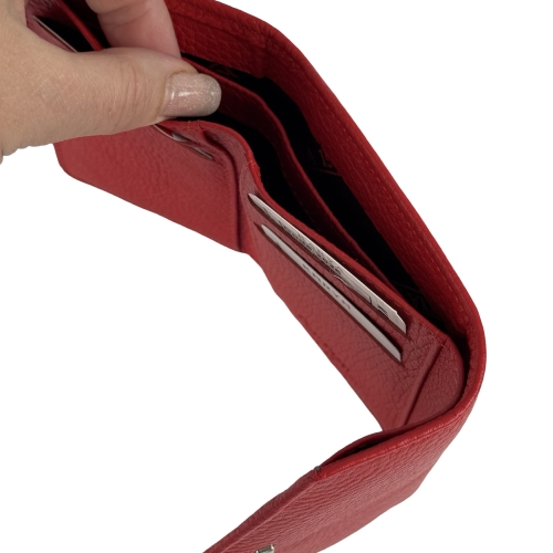 Кошелек женский кожаный Karya 2025-46 красный