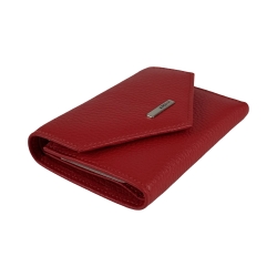 Кошелек женский кожаный Karya 2025-46 красный