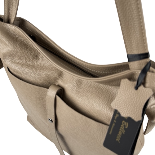 Сумка жіноча шкіряна Tony Bellucci 0363-219 бежева