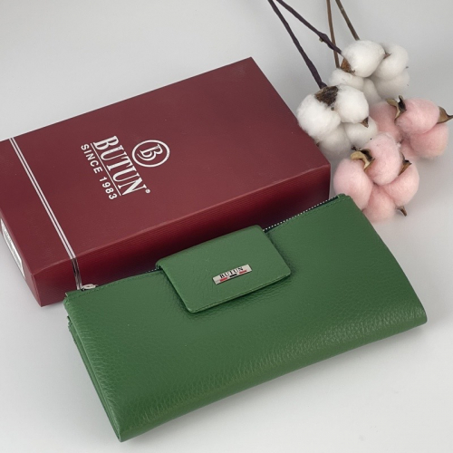 Гаманець жіночий шкіряний Butun 507-004 075 зелений