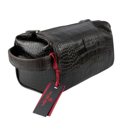 ​Несесер чоловічий шкіряний Eminsa 5071 4-3 темно-коричневий