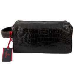 ​Несесер чоловічий шкіряний Eminsa 5071 4-3 темно-коричневий