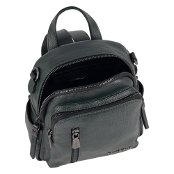 Рюкзак жіночий шкіряний Tony Bellucci 0420-1005 темно-зелений