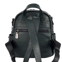 Рюкзак жіночий шкіряний Tony Bellucci 0420-1005 темно-зелений