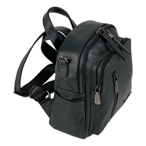 Рюкзак жіночий шкіряний Tony Bellucci 0420-1005 темно-зелений