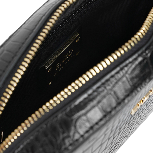 Сумка крос-боді жіноча шкіряна Enzo Nori 1008-301 чорна