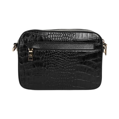 Сумка крос-боді жіноча шкіряна Enzo Nori 1008-301 чорна