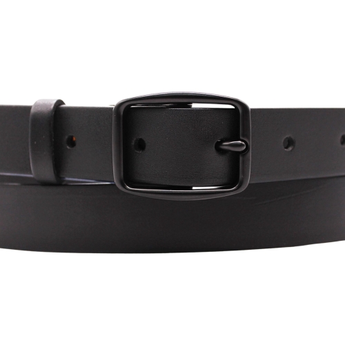 Ремень женский кожаный Кремень 05.30.00.153 черный 110 см