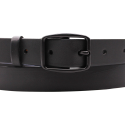 Ремень женский кожаный Кремень 05.30.00.153 черный 110 см