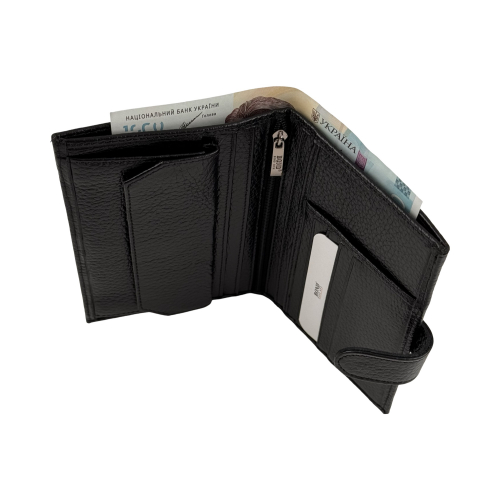 Гаманець чоловічий шкіряний Bond Non 509-281 чорний
