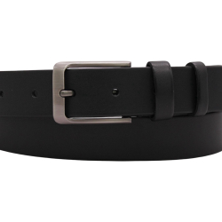 Ремінь чоловічий шкіряний Кремінь 01.35.00.223 чорний 125 см