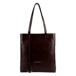 Сумка жіноча шкіряна Karya 2576-614 темно-коричнева