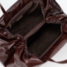 Сумка-саквояж женская кожаная Enzo Nori EN1095-KR04 темно-коричневая