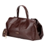 Сумка-саквояж женская кожаная Enzo Nori EN1095-KR04 темно-коричневая