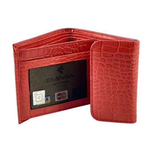 Кошелек женский кожаный Eminsa 1036 4-25 помаранч