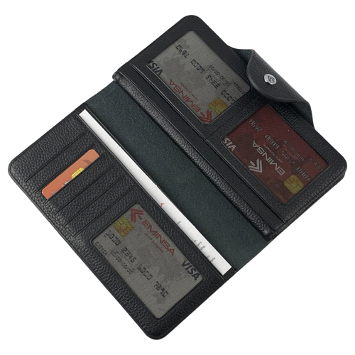 Кошелек женский кожаный Eminsa 2148 18-1 черный