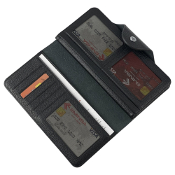 Кошелек женский кожаный Eminsa 2148 18-1 черный