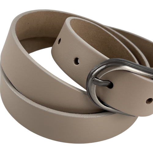 Ремінь жіночий шкіряний Кремінь 05.30.00.113 125 см бежевий