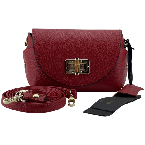 Сумка крос-боді жіноча шкіряна Tony Bellucci 0692-282 червона