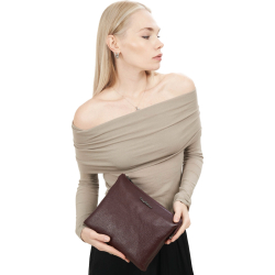 Сумка жіноча шкіряна Tony Bellucci 0077-1905 бордова