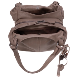 Сумка жіноча шкіряна Tony Bellucci 0697-213 світло-коричнева