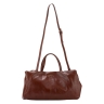Сумка-саквояж женская кожаная Enzo Nori EN1095-KR03 коричневая