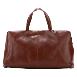 Сумка-саквояж женская кожаная Enzo Nori EN1095-KR03 коричневая