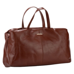 Сумка-саквояж женская кожаная Enzo Nori EN1095-KR03 коричневая