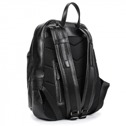 Рюкзак чоловічий шкіряний Bond Non 1096-281 чорний