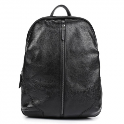 Рюкзак чоловічий шкіряний Bond Non 1096-281 чорний