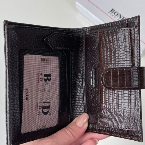 Гаманець чоловічий під крокодилову шкіру Bond Non 527-903
