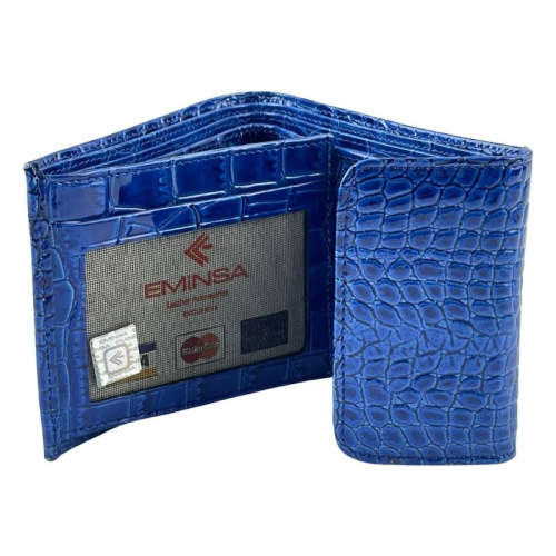 Кошелек женский кожаный Eminsa 1036 8-15 синий