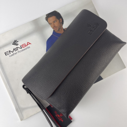 Клатч мужской кожаный Eminsa 5100 18-3 темно-коричневый