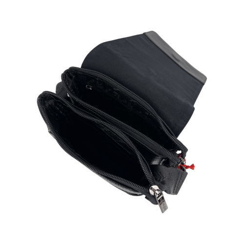 Сумка чоловіча шкіряна Eminsa 6022 37-1 чорна