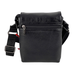 Сумка чоловіча шкіряна Eminsa 6022 37-1 чорна