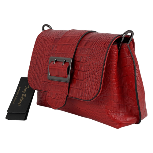 Сумка женская кожаная Tony Bellucci 0526-958 красная