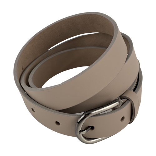 Ремень женский кожаный Кремень 05.25.00.23 130 см бежевый