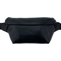 Сумка крос боді чоловіча шкіряна The Bond 1457-1 чорна