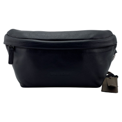 Сумка крос боді чоловіча шкіряна The Bond 1457-1 чорна