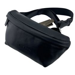 Сумка крос боді чоловіча шкіряна The Bond 1457-1 чорна