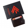 Гаманець-затискач для грошей чоловічий шкіряний Eminsa 1124 19-3/18-3 темно-коричневий